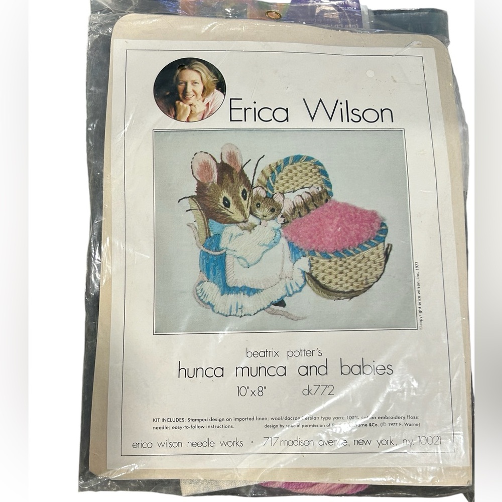 Erica Wilson Beatrix Potter’s Cross Stitch Kit